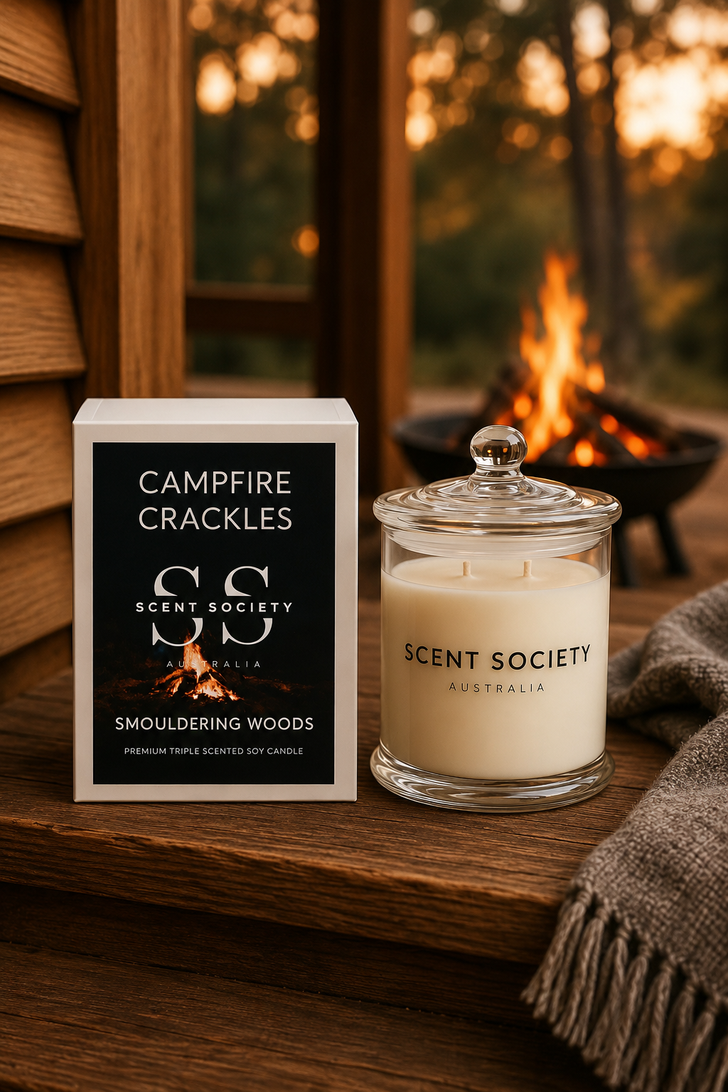 Campfire Crackles (Smoldering Woods)